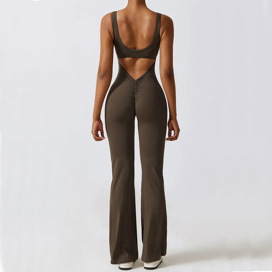 Gym Bodysuit With Scrunch