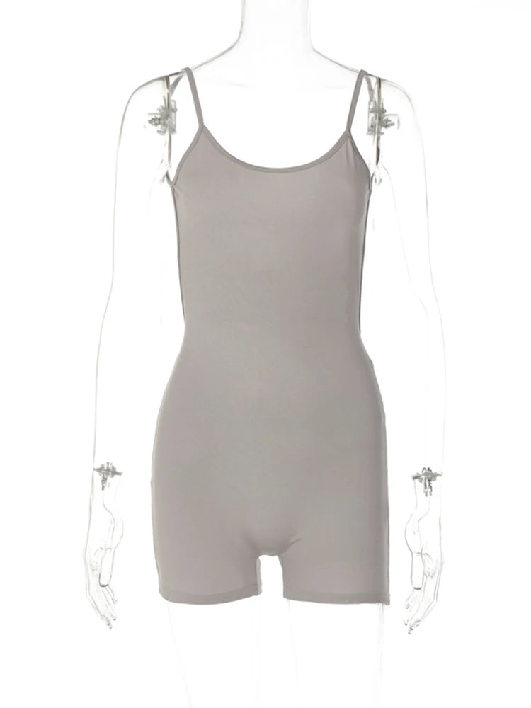 Strap Backless Playsuit